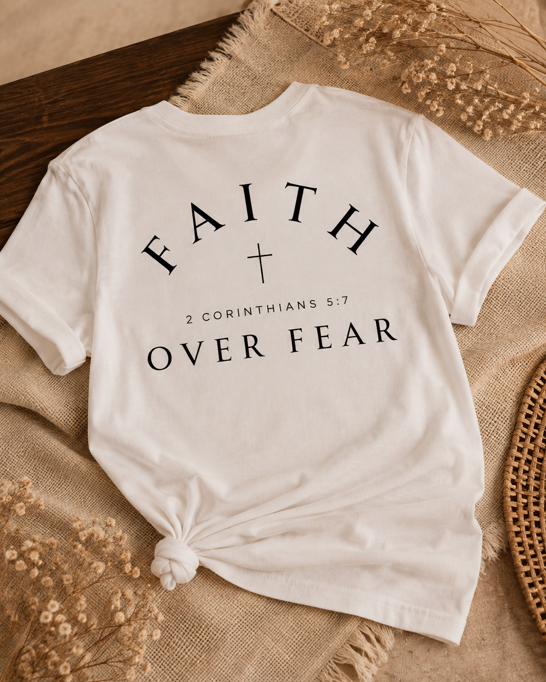 Faith Over Fear Christian T-Shirt