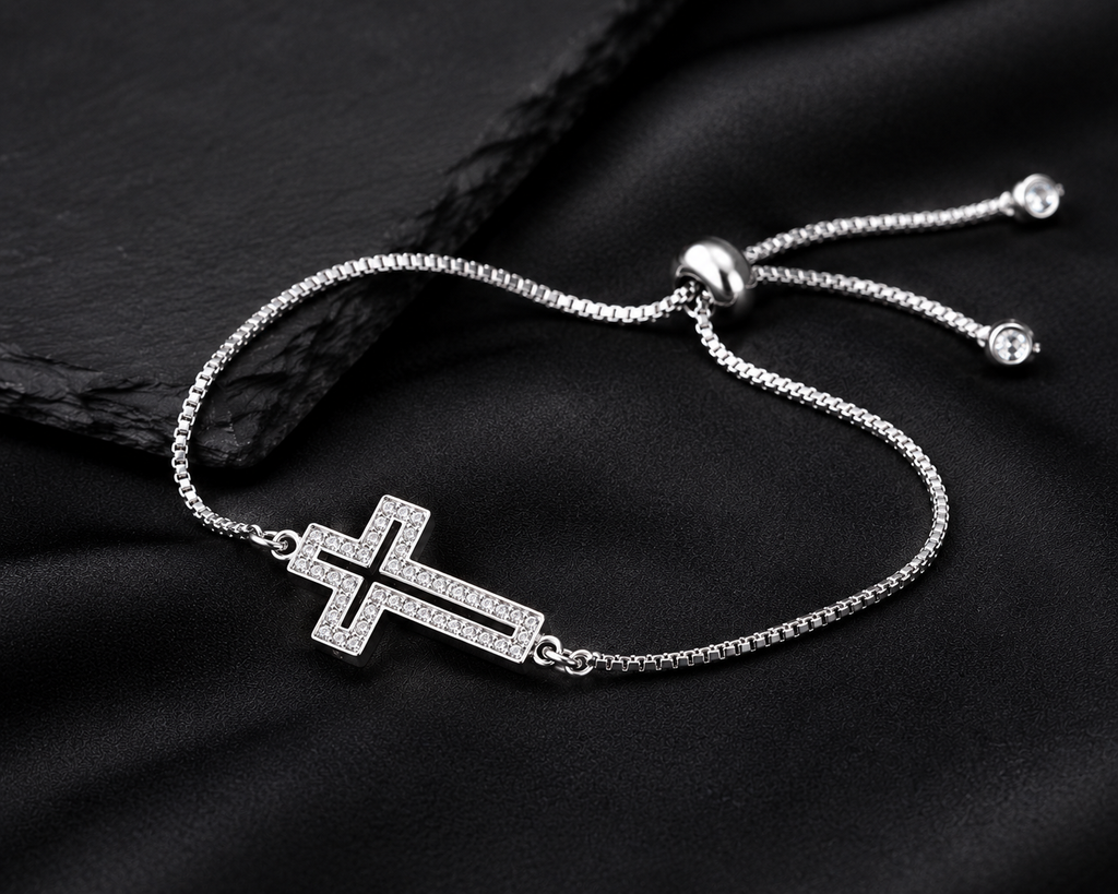 Faith Cross Adjustable Bracelet